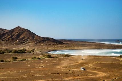 Dramatic landscape of Cape Verde