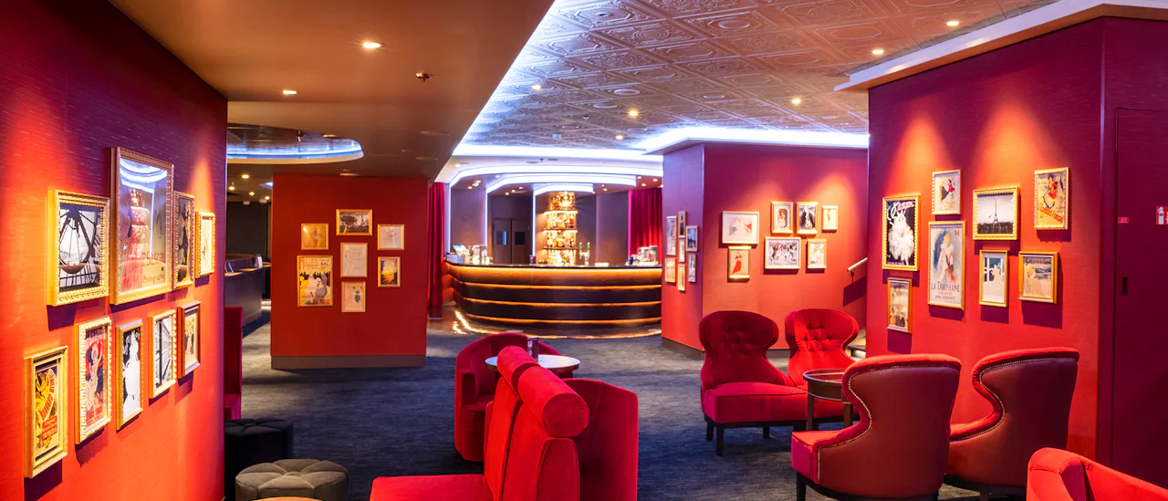 Le Cabaret Rouge inspired by French cabaret lounges of the 1920s