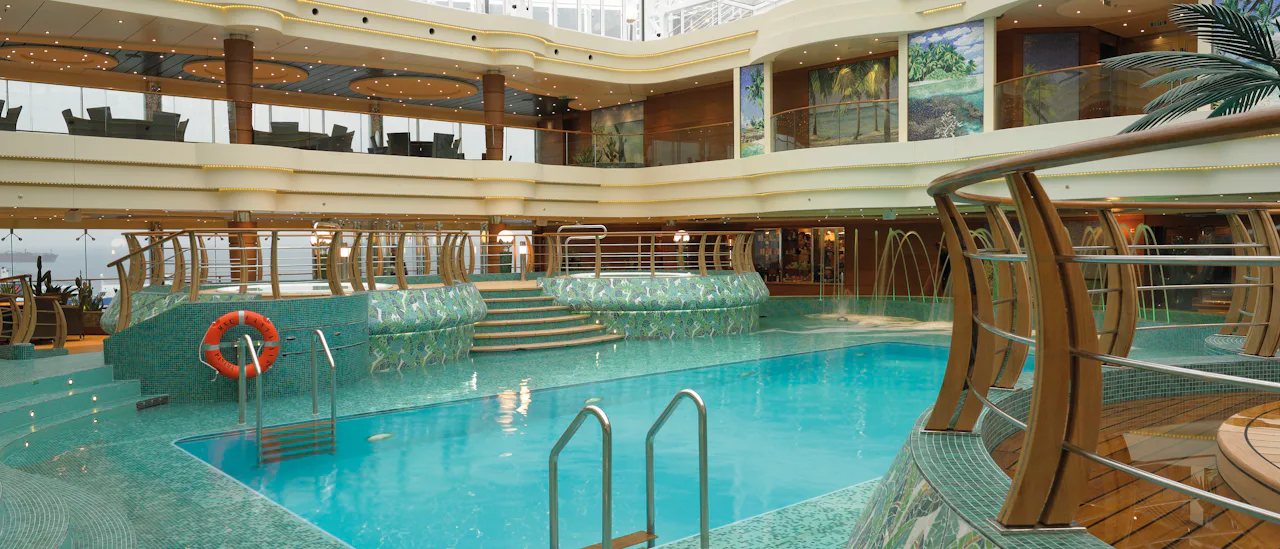 The indoor pool