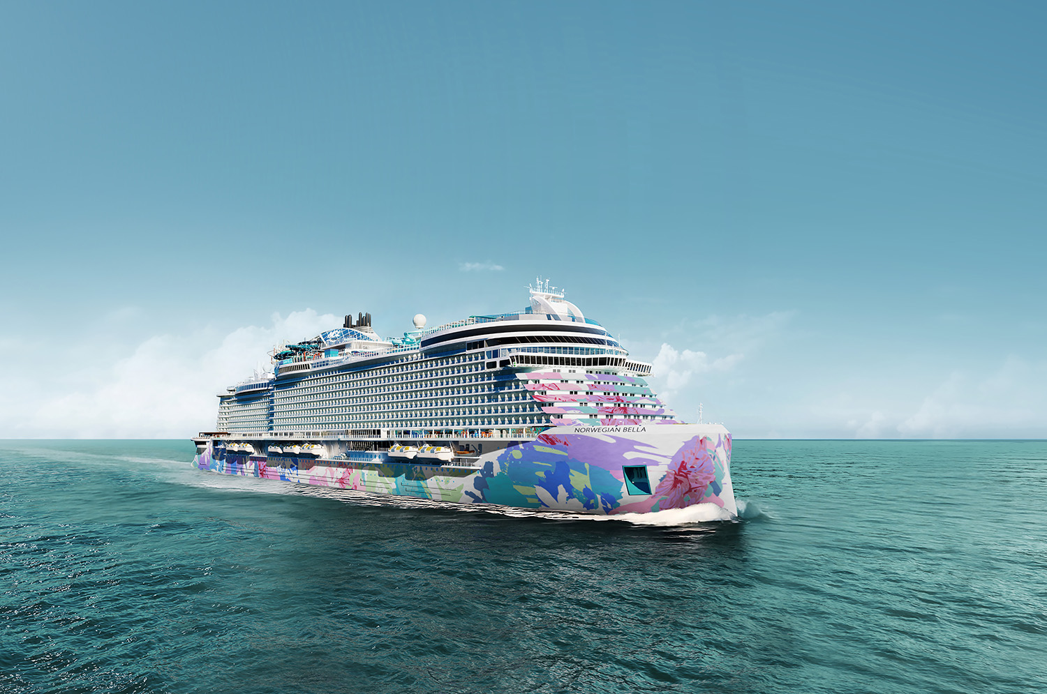 Current location for Norwegian Bella