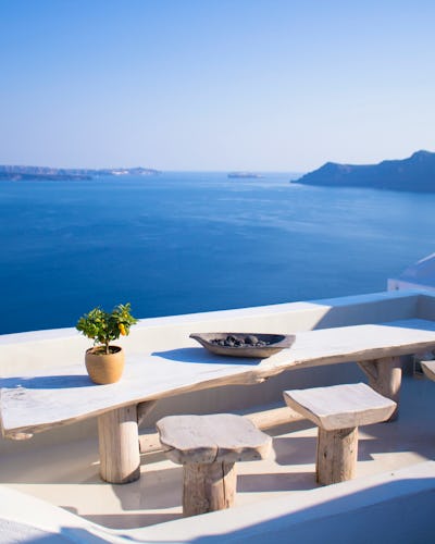 Overwhelming view of the Mediterranean sea