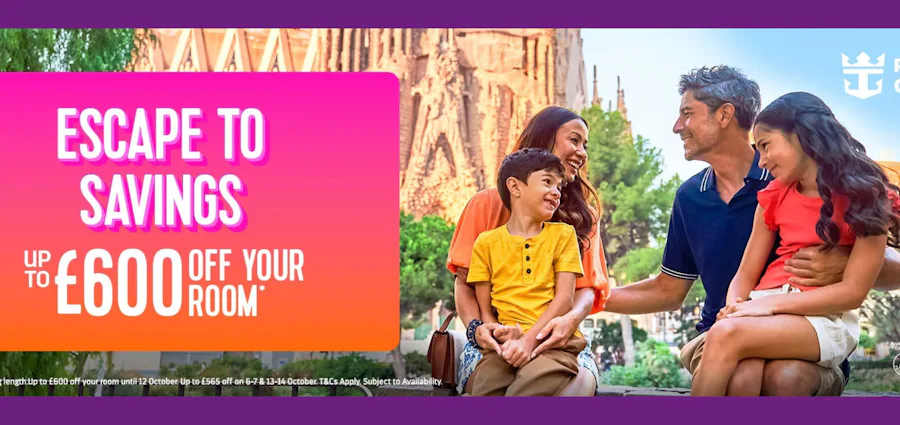 Up to £600 off, kids from £99pp, and an extra £60 off when you book a Balcony or Suite with code LEGENDARY60. See why this is October's must-book cruise deal.